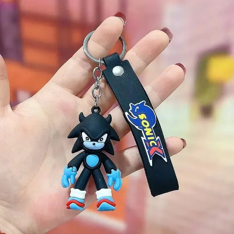 Shadow the Hedgehog Keychain with Wrist Strap