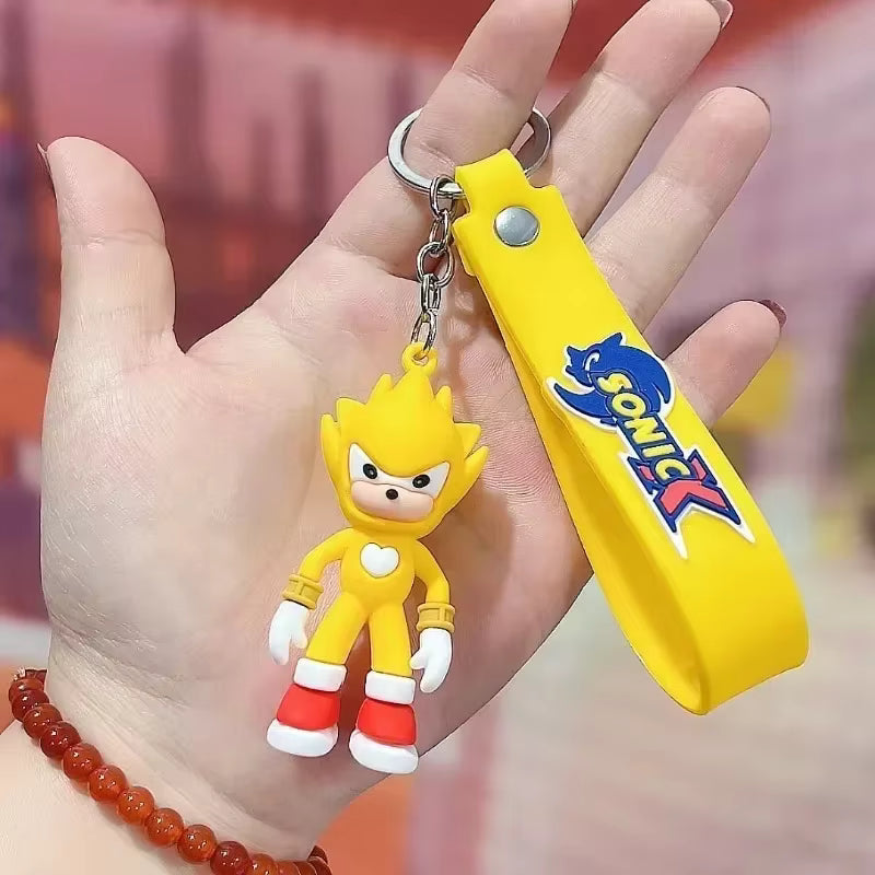 Super Sonic Keychain with Wrist Strap