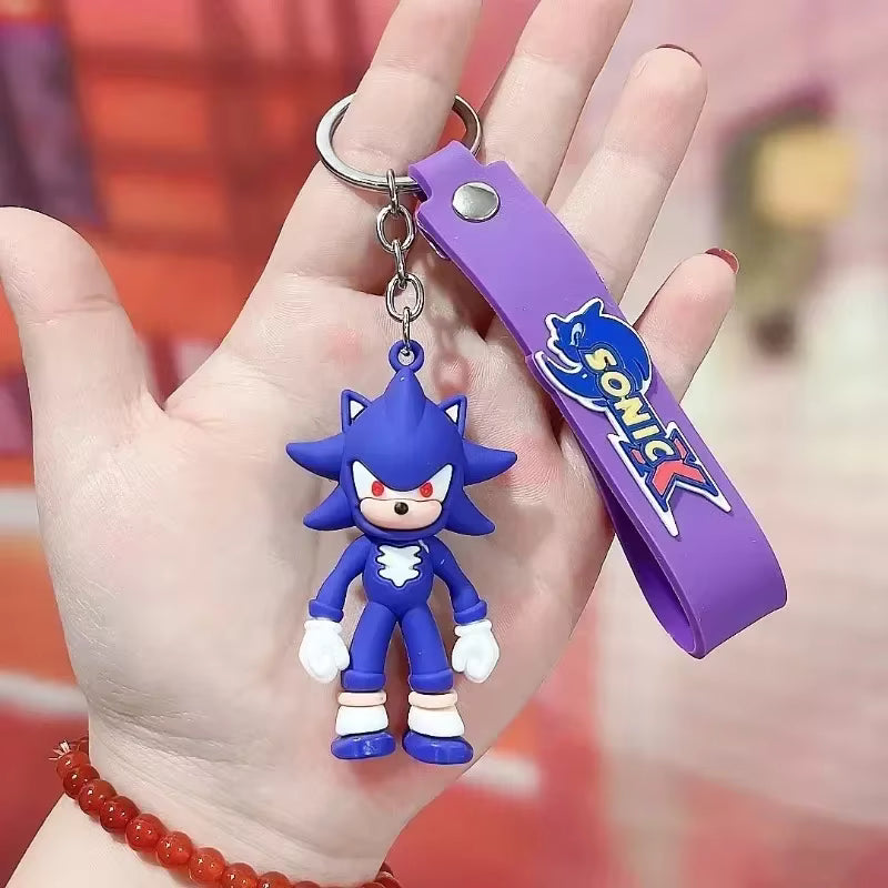 Sonic Keychain with Wrist Strap