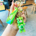 Care Bears Good Luck Bear green keychain