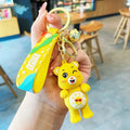 Care Bears Funshine Bear yellow keychain