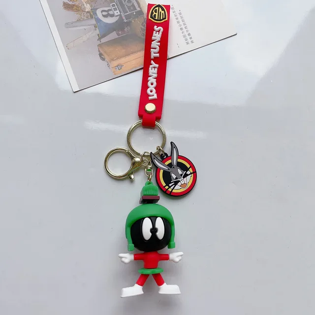 Marvin the Martian Looney Tunes Keychain with Wrist Strap