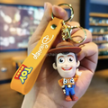 Buzz Lightyear Toy Story keychain with green Disney wrist strap